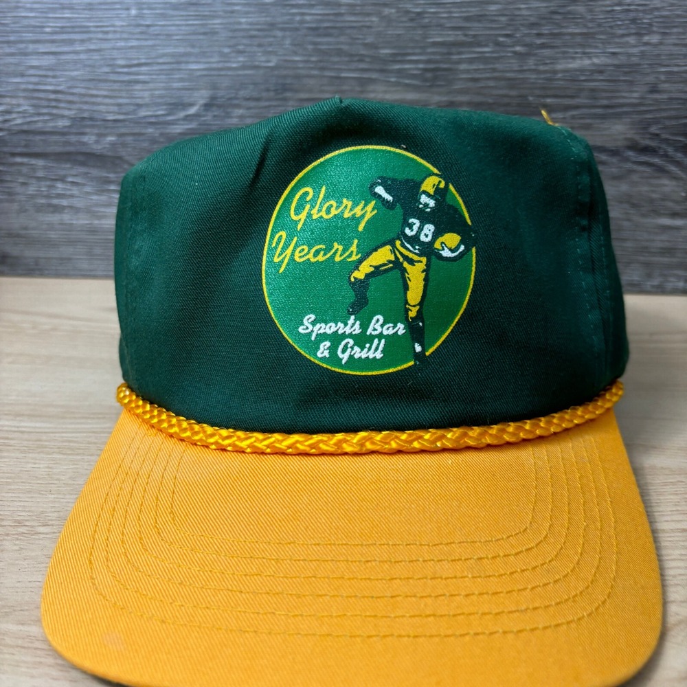 Glory Years Hat Cap Snap Back Green Sports Bar & Grill Football Adjustable - Picture 3 of 10